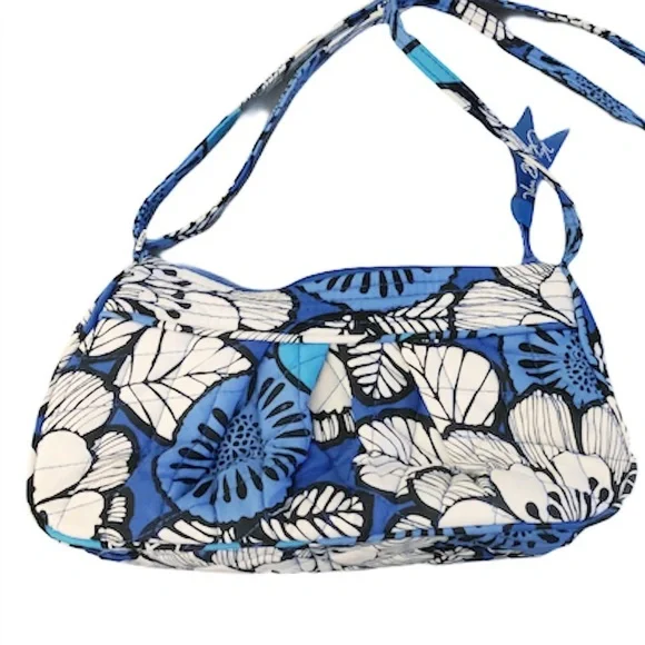 Y2K Vera Bradley Frannie Blue Bayou Small Crossbody Purse - Picture 8 of 8